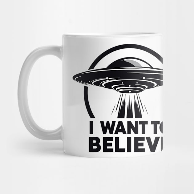 I Want to Believe UFO by Vehicles-Art